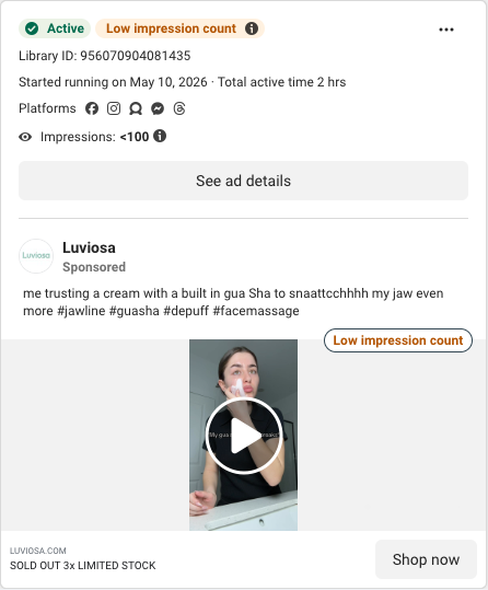 Active · luviosa.com